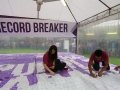 Largest Logo Made Of Pledge Cards