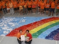 Largest Mosaic Made Of Message Cards