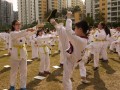 Most Number Of People In A Board-Kicking Sequence