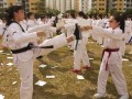 Most Number Of People In A Board-Kicking Sequence