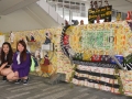 Longest Mural Made From Recycled Packaging Materials