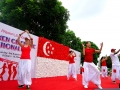 Largest National Flag Made Of Plastic Bag Flowers