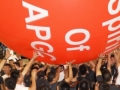 Most Number Of People Passing A Giant Ball