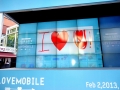 Most Number Of Personalised Messages Projected On A Screen