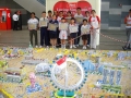 Largest Singapore Map Made Of Drink Cartons