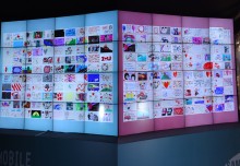 Most Number Of Personalised Messages Projected On A Screen