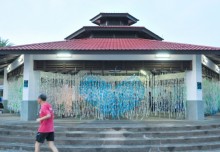 Largest Hanging Display Of Plastic Bottles