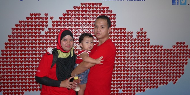 Largest Singapore Map Made Of Acrylic Hearts