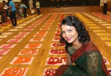 Largest Alphabet Chart Made Of Flowers