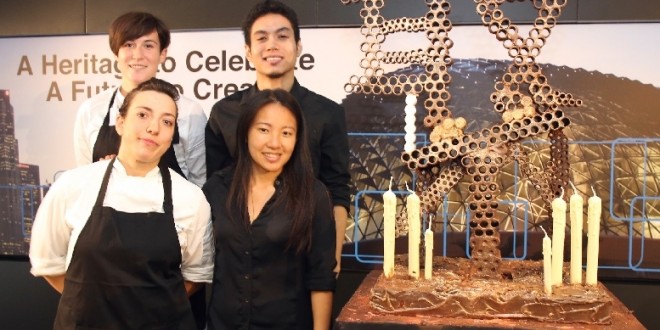 Largest Chinese Character Made From Chocolate