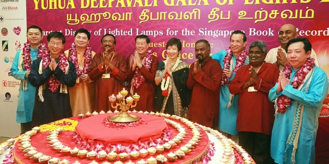 Largest Display Of Handpainted Diyas