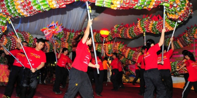 Longest Dragon Dance Made Of Drink Cans