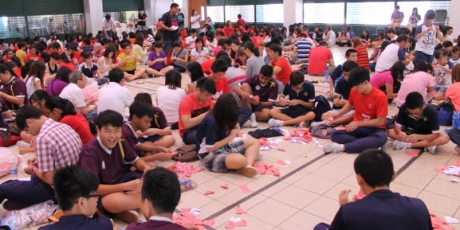 Most Number Of Origami Hearts Folded In 1 Hr