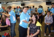 Most Number Of Massages By The Visually Handicapped At One Location