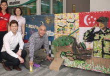 Longest Mural Made From Recycled Packaging Materials