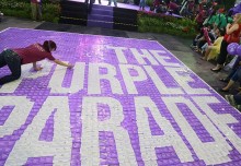 Largest Logo Made Of Pledge Cards