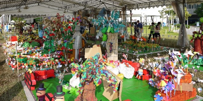 Largest Garden Made of Recycled Materials
