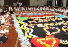 Largest Display Of Paper Lilies