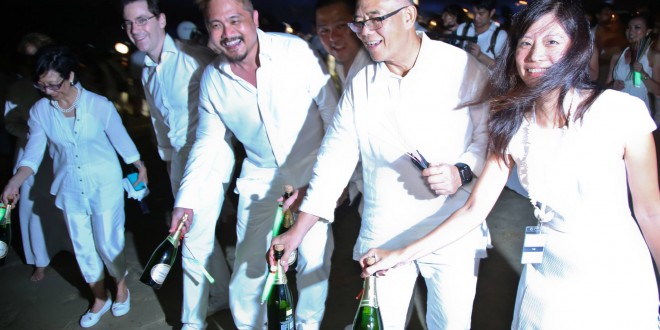 Most Floating Champagne Bottles With Enclosed Messages