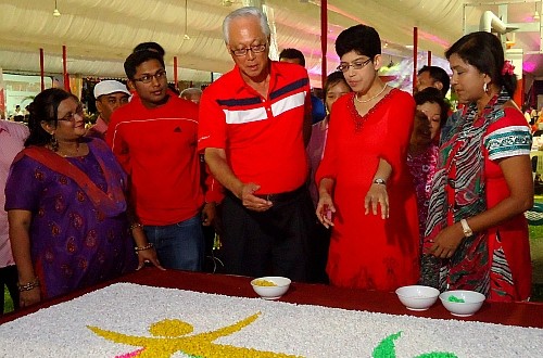 Largest Rangoli Made Of Pebbles