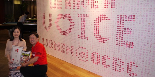 Largest Lip Print Mosaic