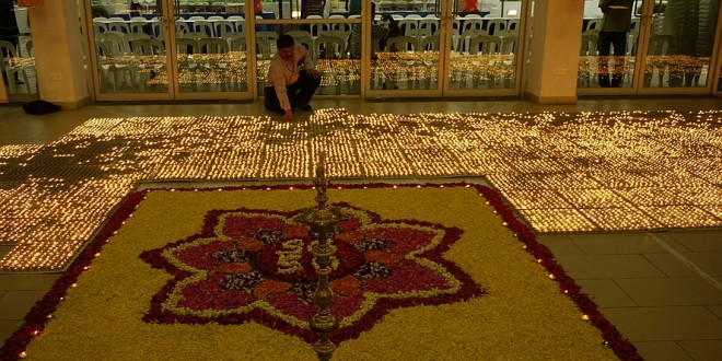 Largest Flaming Image Made Of Tealights