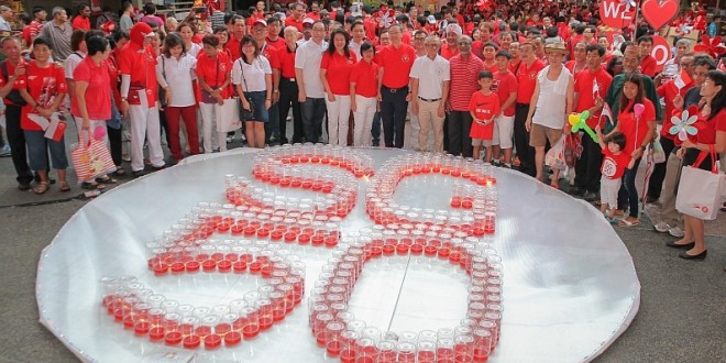 Largest Logo Made Of Cookie Containers