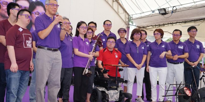 Most Number Of People Wearing Purple Glasses