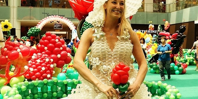 First Balloon Wedding Gown