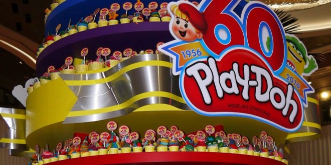 Largest Play-Doh Cupcake Tower