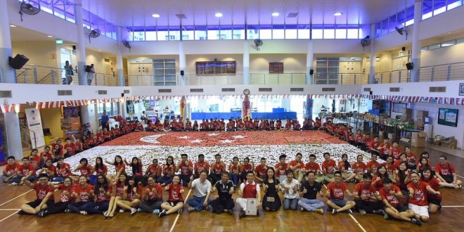 Largest National Flag Made Of Canned Food