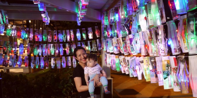 Largest Display Of Lanterns Made From Recycled Magazines