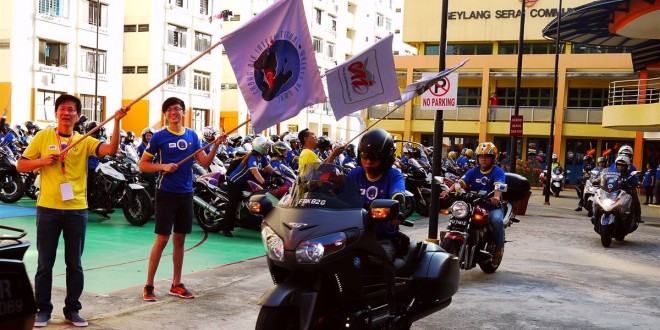 Largest Convoy Of Motorbikes Delivering Groceries For Charity