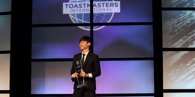 First Singaporean World Champion Of Public Speaking