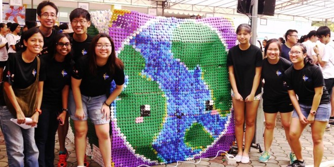 Largest Lantern Made Of Bottle Caps