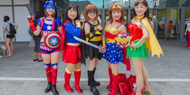 Largest Mass Walk In Superhero Costumes