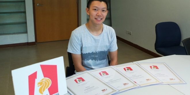Kenneth Tan Broke 4 Memory Records