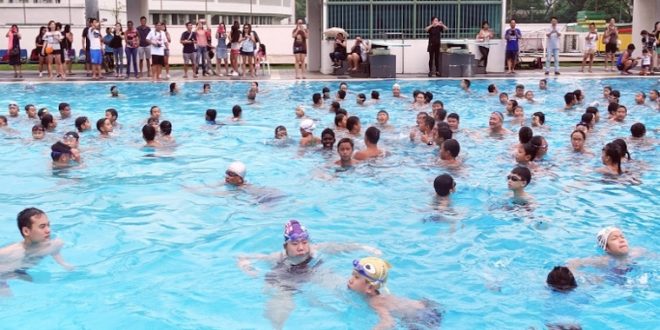Most Number Of People Treading Water Simultaneously