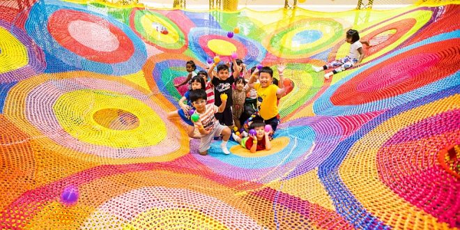 Largest Crochet Rope Playground