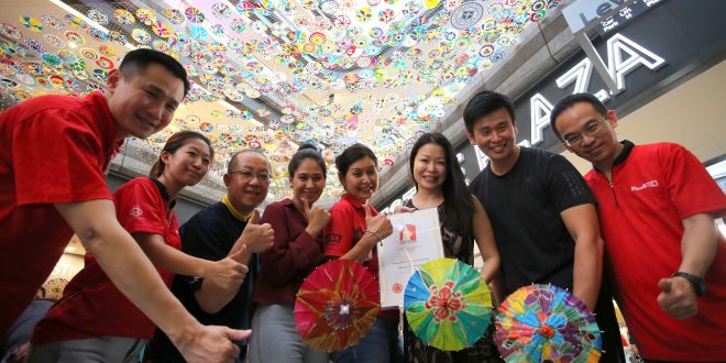 Largest Display Of Batik Umbrellas