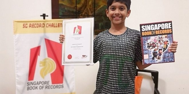 Youngest To Recall More Than 2500 Digits Of Pi