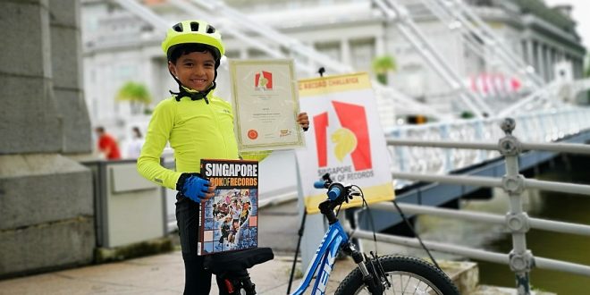 Youngest Person To Cycle Round Singapore