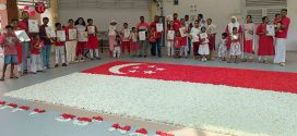 Largest National Flag Made Of Flowers