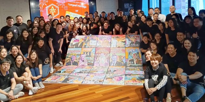 Largest Montage Of Paintings-By-Numbers