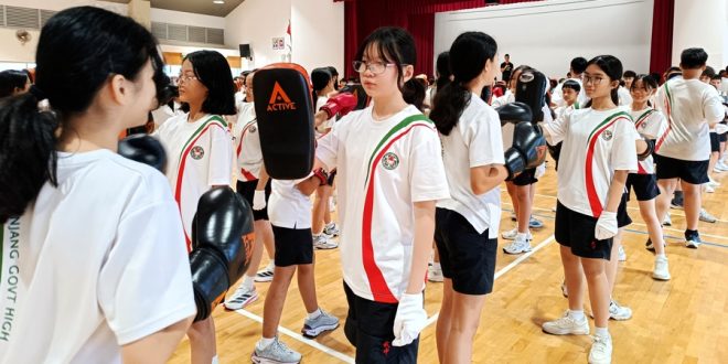 Largest Kickboxing Pad Work Session