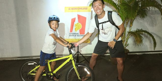 Youngest Person To Cycle Round Singapore