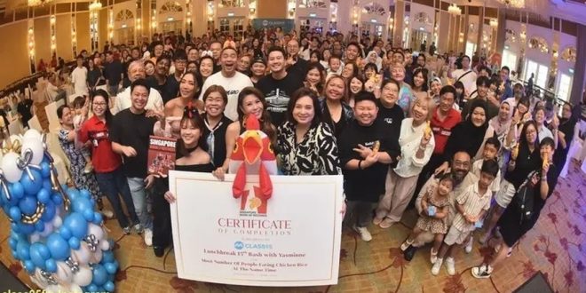 Most Number Of People Eating Chicken Rice Together