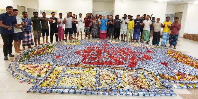 Largest Art Display Made Of Biscuits