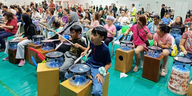 Largest Percussion Group Using Water Dispenser Drums