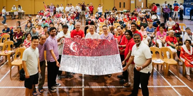 Largest National Flag Made Of Sequins